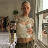 Taooba Tiphane Knit Crop Top