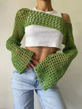 Taooba Tiphane Knit Crop Top