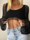 Taooba Tiphane Knit Crop Top