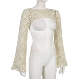 Taooba Tiphane Knit Crop Top