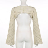 Taooba Tiphane Knit Crop Top