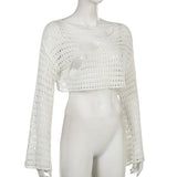 Taooba Yvonne Crop Knit Sweater