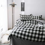 Taooba Heavy Grid Bedding Set