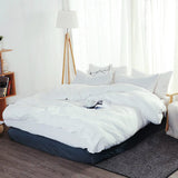 Taooba-White Washed Cotton Bedding Set