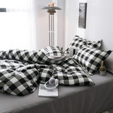 Taooba Heavy Grid Bedding Set