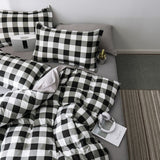 Taooba Heavy Grid Bedding Set