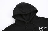 Taooba  No. 5047 BLACK LETTER HOODIE