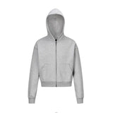 Taooba  No. 10828 BOXY ZIP-UP HOODIE