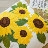 Taooba-Aesthetic Sunflowers Embroidered Cushion Cover