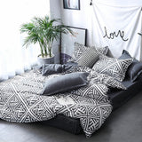 Taooba-Aztec Geometric Bedding Set