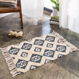 Taooba Boho Cotton Rug Modern Nordic Geometric Area Carpet Home Tapetes Living Room Decoration Floor Mat Door Mats Rugs Hotel Decor