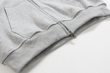 Taooba  No. 4091 GRAY ZIP-UP HOODIE & SWEATPANTS (TOP & BOTTOM)