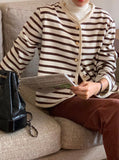 Taooba Christmas Gift outfit -Stripe Cardigan