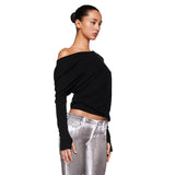 Taooba Christmas Gift outfit  Lachlan Long Sleeve Crop Top