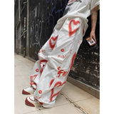 Taooba party outfit  Summer Women Trashy Y2k Harajuku Parachute Pants Grunge Long Trousers Baggy Joggers Pantalones Hip-pop Sweat Pants Dark Academia