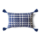 Taooba-Preppy Blue Tufted Cushion Cover