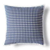 Taooba-Preppy Blue Tufted Cushion Cover