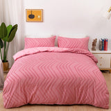 Taooba-Zig Zag Fringe Duvet Cover Set