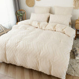 Taooba-Zig Zag Fringe Duvet Cover Set