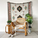 Taooba-Boho Style Woven Throw Blanket