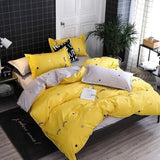 Taooba-Yellow Sleepy Eyes Bedding Set