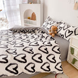 Taooba-Brush Painted Heart Bedding Set