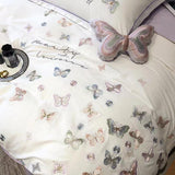 Taooba Butterfly Embroidery Bedding Set