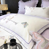 Taooba Butterfly Embroidery Bedding Set