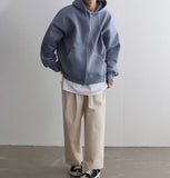 Taooba  No. 4390 ESSENTIALS ZIP-UP HOODIE