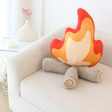 Taooba-Camp Fire Throw Pillow