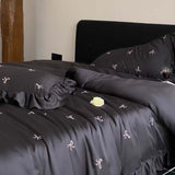 Taooba Chic Bow Embroidery Bedding Set