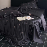 Taooba Chic Bow Embroidery Bedding Set