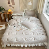 Taooba-Chic Girl Ruffle Bedding Set