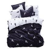 Taooba Christmas Trees and Deers Bedding Set