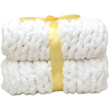 Taooba-Chunky Knit Throw Blanket Warm Soft Cozy for Sofa and Bed ( Oversize)