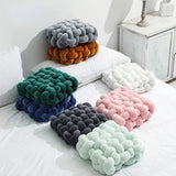 Taooba-Knitted Chunky Plush Cushion