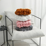 Taooba-Knitted Chunky Plush Cushion