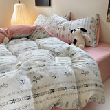 Taooba Coquette Print Dusty Pink Bedding Set