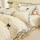 Taooba Coquette Princess Ruffle Bedding Set