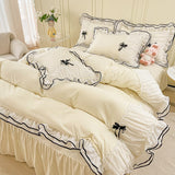 Taooba-Coquette Princess Ruffle Bedding Set