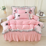 Taooba Coquette Princess Ruffle Bedding Set