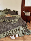 Taooba Coquette Floral Ruffle Bedding Set