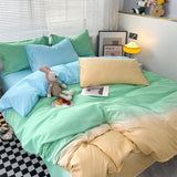 Taooba Cotton Candy Pastel Gradients Bedding Set