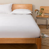 Taooba Solid Color Simple Cotton Fitted Sheet