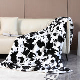 Taooba-Cow Spots Fluffy Blanket