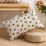 Taooba-Cute Embroidered Flowers Cushion Cover