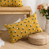 Taooba-Cute Embroidered Flowers Cushion Cover