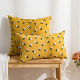 Taooba-Cute Embroidered Flowers Cushion Cover