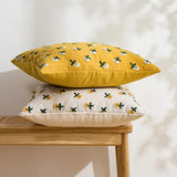 Taooba-Cute Embroidered Flowers Cushion Cover