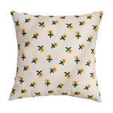 Taooba-Cute Embroidered Flowers Cushion Cover